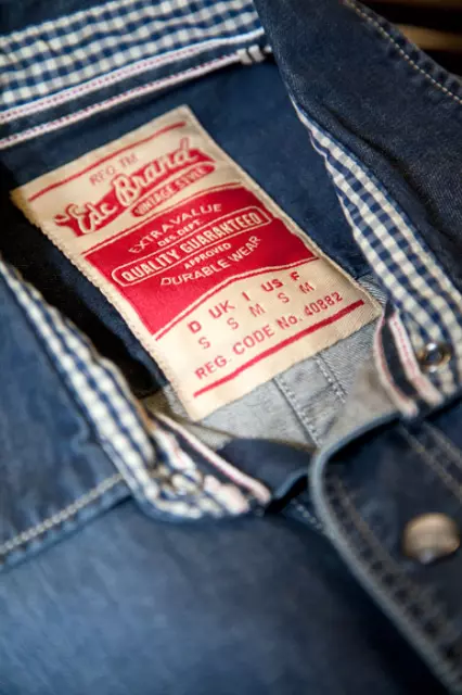 12-15-Jeanshemd Edc Brand Vintage-Style